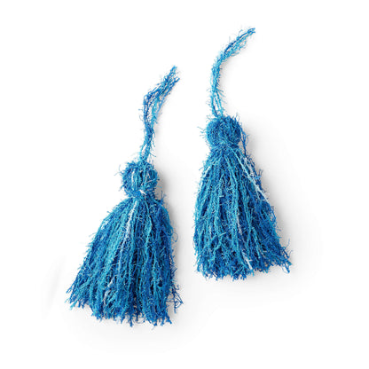Red Heart Craft Bike Tassels Craft Tassels made in Red Heart Scrubby Yarn