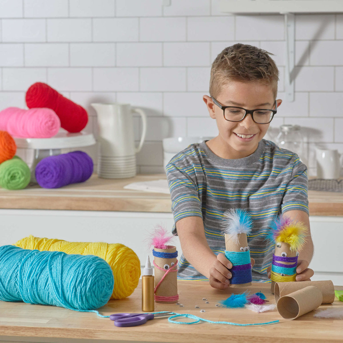 Craft Toy made in Red Heart Yarn