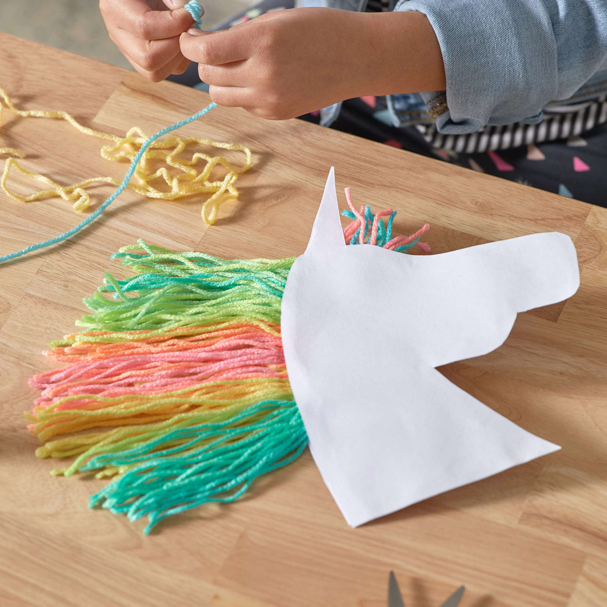 Craft Paper Craft made in Red Heart Yarn