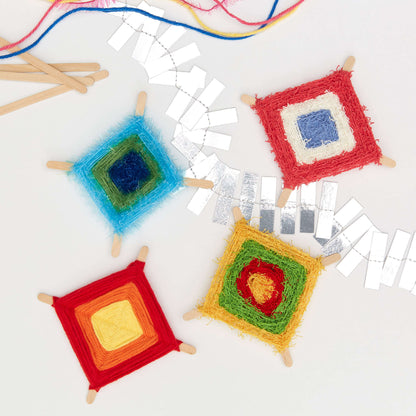 Red Heart God's Eyes Weaving Craft Weaving Craft made in Red Heart Yarn