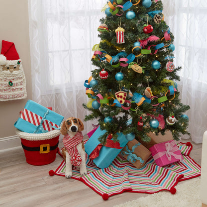 Red Heart Craft Fun & Funky Tree Topper Craft Topper made in Red Heart Super Saver Yarn