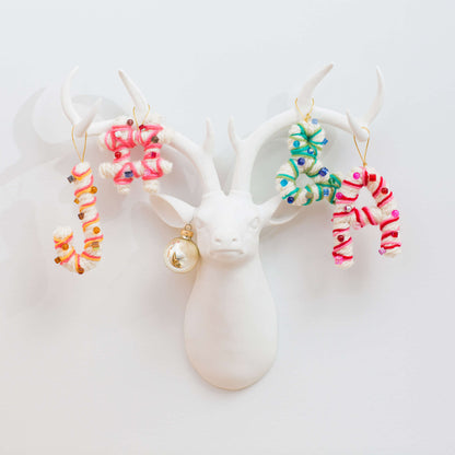 Red Heart Craft Letter Ornaments Craft Ornaments made in Red Heart Grande Yarn