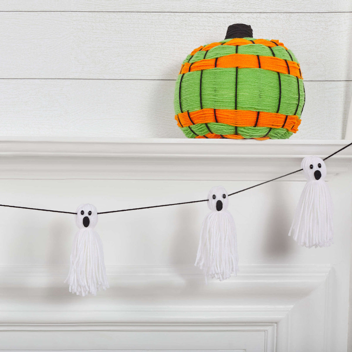 Craft Pumpkin made in Red Heart Super Saver Yarn