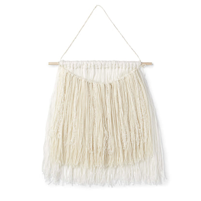 Red Heart Craft Relaxed Fringe Wall Hanging Craft Hanging made in Red Heart Scrubby Cotton Yarn