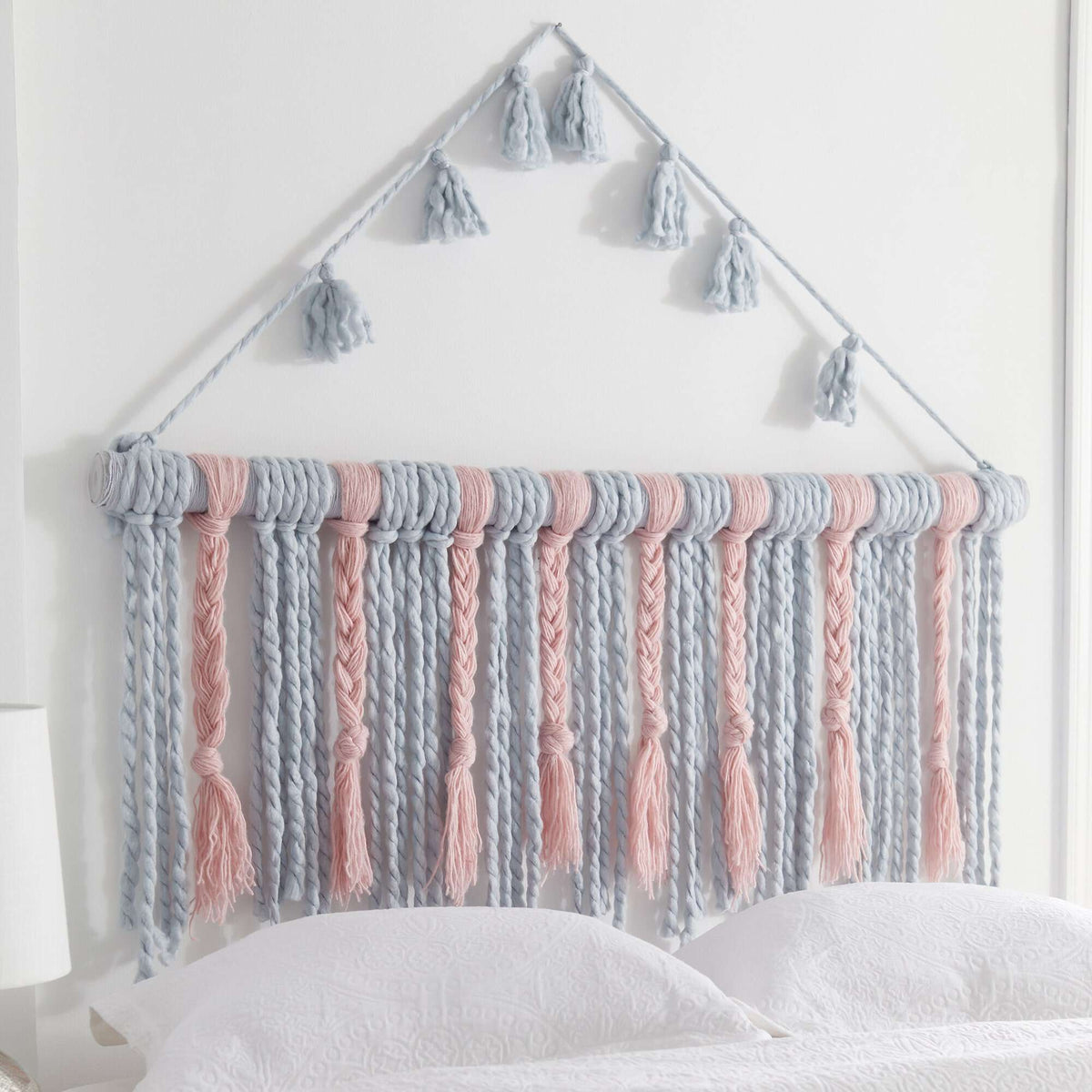 Craft Wall Art made in Red Heart Yarn