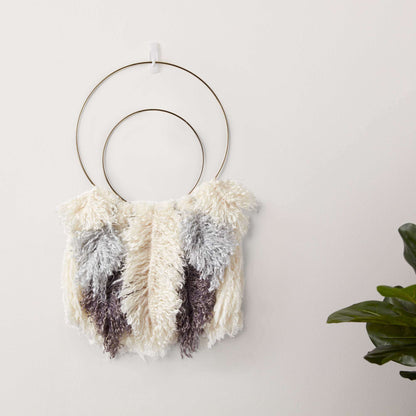 Red Heart Craft Layered Feathered Wall Hanging Single Size