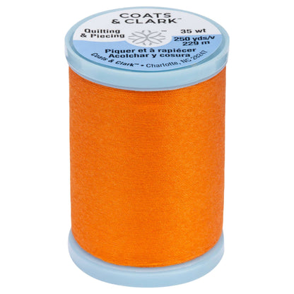 Coats & Clark Cotton Covered Quilting & Piecing Thread (250 Yards) Tangerine