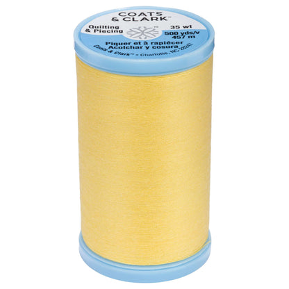 Coats & Clark Cotton Covered Quilting & Piecing Thread (500 Yards) Yellow