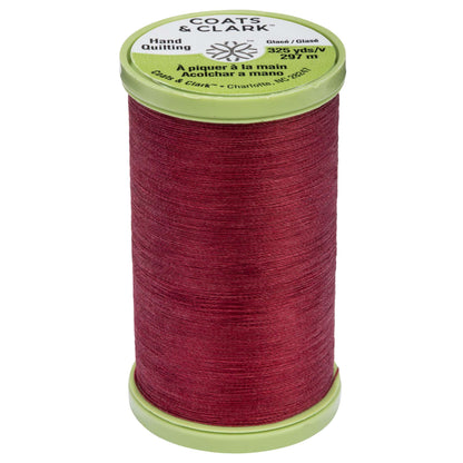 Coats & Clark Dual Duty Plus Hand Quilting Thread (325 Yards) Barberry Red