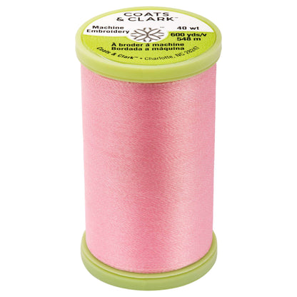 Coats & Clark Machine Embroidery Thread (600 Yards) - Clearance Shades Light Pink