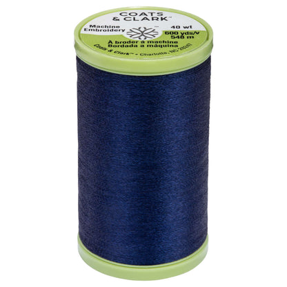 Coats & Clark Machine Embroidery Thread (600 Yards) - Clearance Shades Navy
