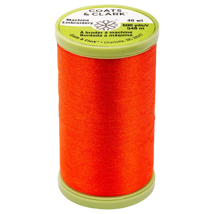 Coats & Clark Machine Embroidery Thread (600 Yards) - Clearance Shades Tango