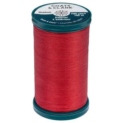 Coats & Clark Outdoor Thread (200 Yards) Red Cherry