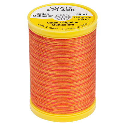 Coats & Clark Cotton Machine Quilting Multicolor Thread (225 Yards) - Clearance Shades Canyon Sunset