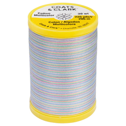 Coats & Clark Cotton Machine Quilting Multicolor Thread (225 Yards) - Clearance Shades Baby Pastels