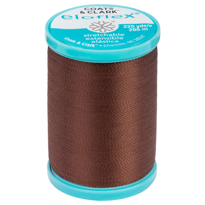 Coats & Clark Eloflex Stretchable Thread (225 Yards) Dark Brown