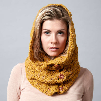Sugar Bush Savvy Crochet Snoodle Crochet Cowl made in Sugar Bush Canoe yarn