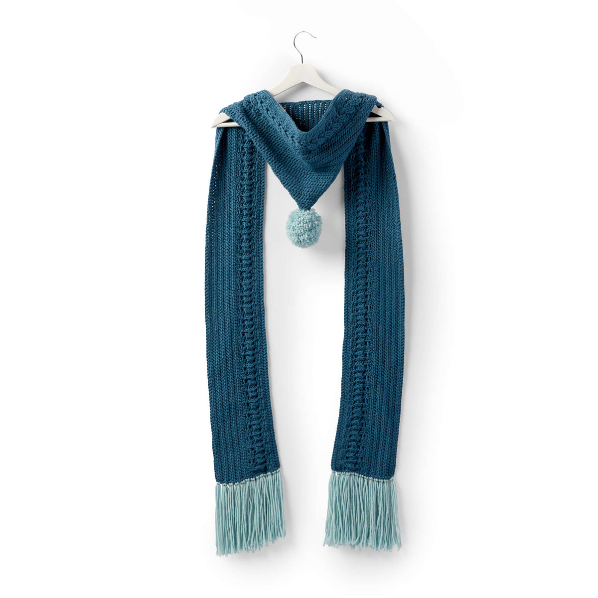 Crochet Scarf made in Sugar Bush Bold yarn