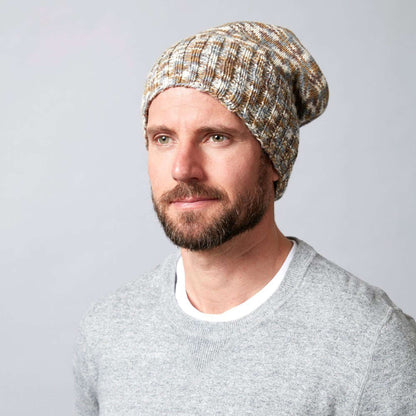 Sugar Bush Fire and Ice Knit Slouchy Hat Knit Hat made in Sugar Bush Itty-Bitty yarn
