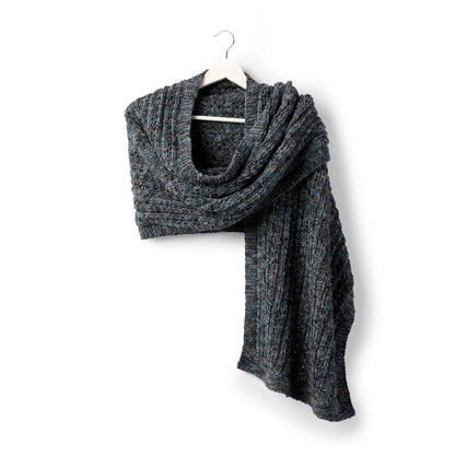 Sugar Bush Cuddle Knit Wrap Knit Shawl made in Sugar Bush Glaze yarn