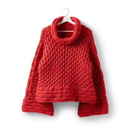 Sugar Bush Polar Berry Knit Pullover Knit Sweater made in Sugar Bush Chill yarn