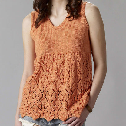 Sugar Bush Sunset Sleeveless Knit Tunic Knit Tunic made in Sugar Bush Cabot yarn