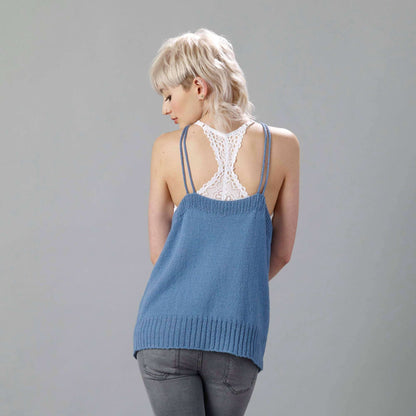 Sugar Bush Knit Entwined Halter Top Knit Top made in Sugar Bush Nanaimo yarn