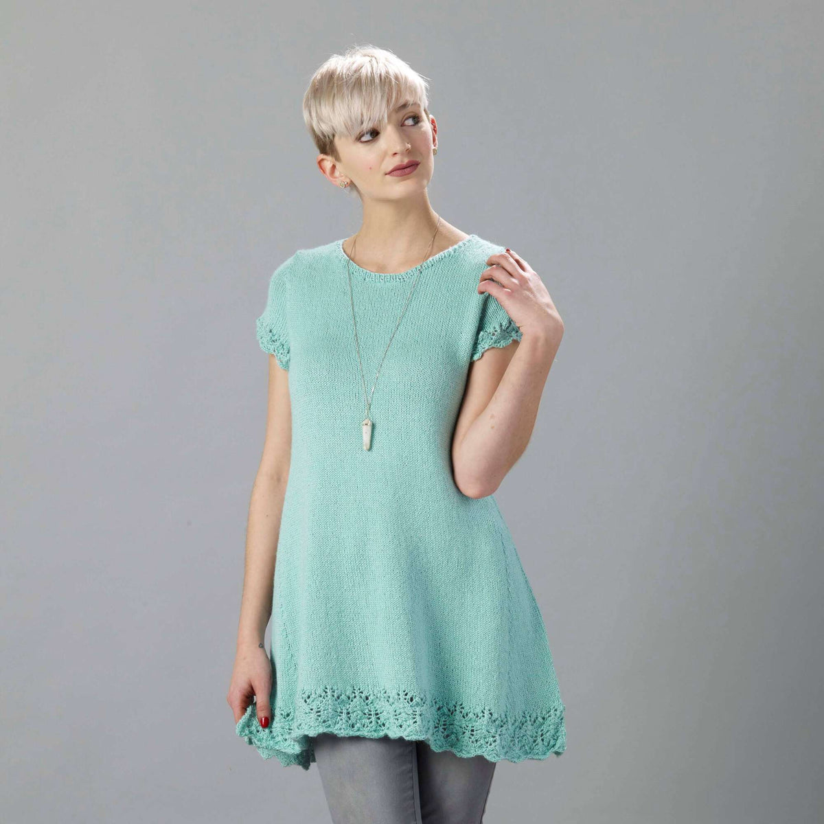 Knit Top made in Sugar Bush Nanaimo yarn