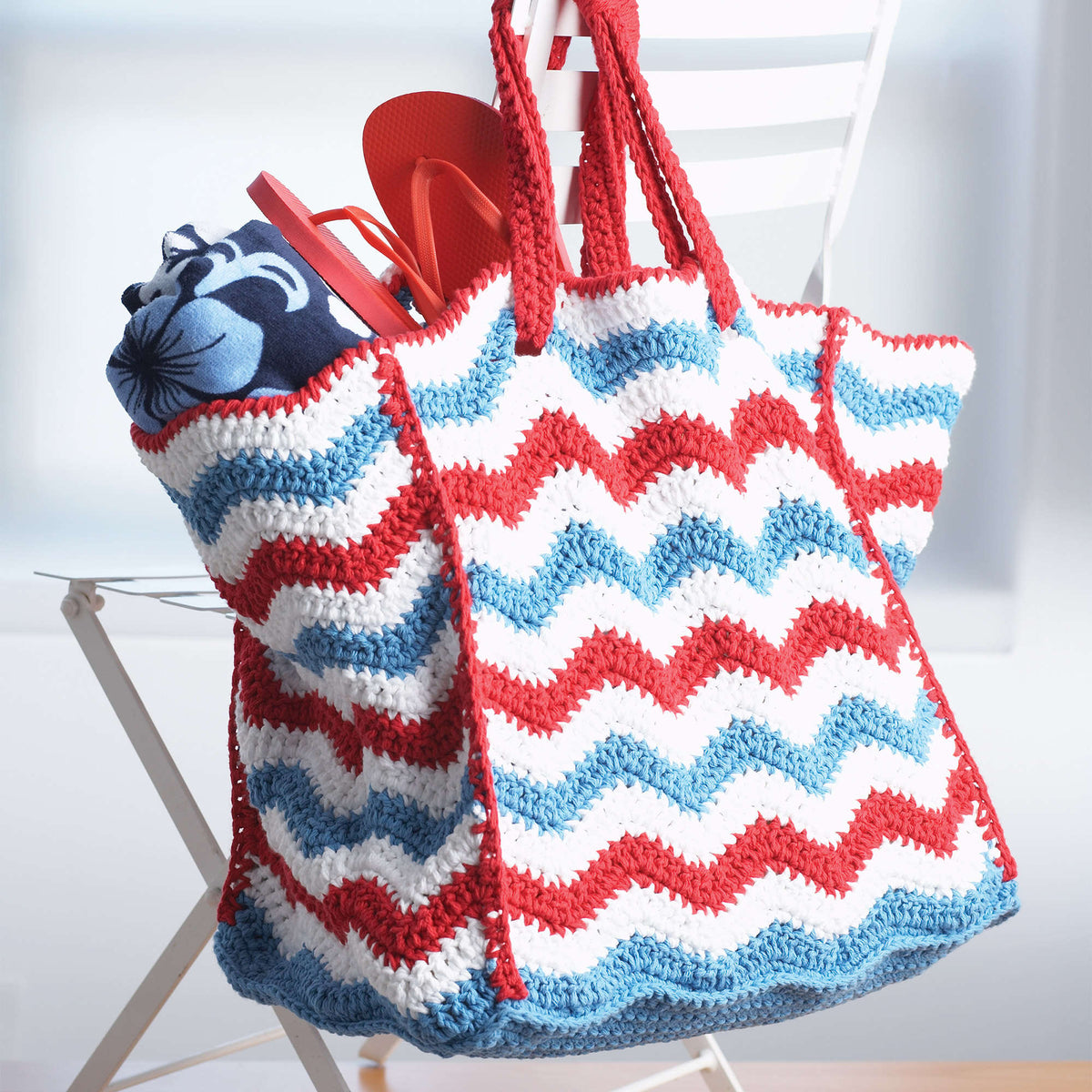 Crochet Bag made in Lily The Original Yarn