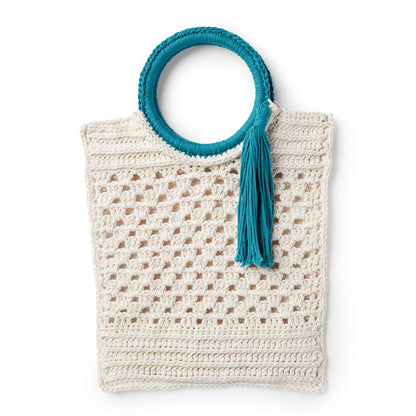 Lily Sugar'n Cream Crochet Beach Party Bag Tangerine