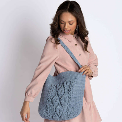 Lily Sugar'n Cream Climbing Leaves Crochet Tote Bag Single Size