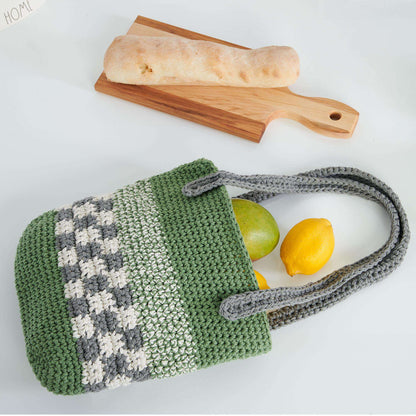 Lily Sugar'n Cream  Check It Out Crochet Tote Single Size