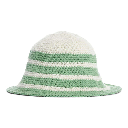 Lily Sugar'n Cream Summer Stripes Crochet Bucket Hat Single Size