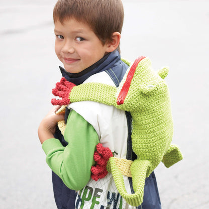 Lily Sugar'n Cream Crochet Frog Backpack Version 2