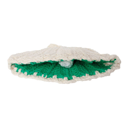 Lily Sugar'n Cream Oscar the Oyster Crochet Toy made in Lily Sugar'n Cream The Original yarn
