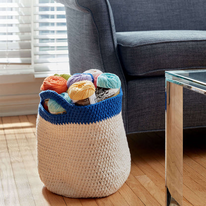 Lily Sugar'n Cream Crochet Handy Basket Single Size