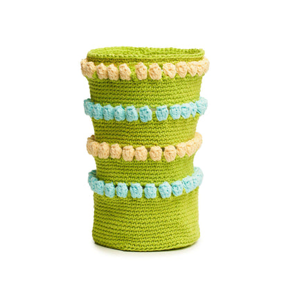 Lily Sugar'n Cream Crochet Tulip Basket Crochet Basket made in Lily Sugar'n Cream The Original yarn