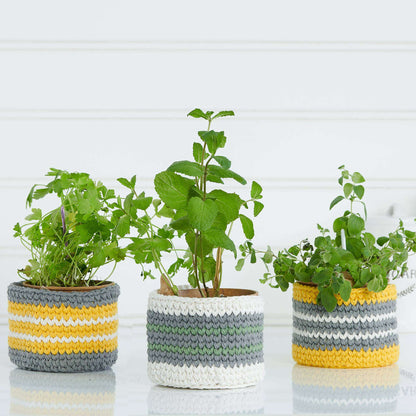 Lily Sugar'n Cream Crochet Plant Basket Verison 1