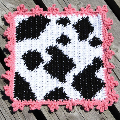 Lily Sugar'n Cream Cow Dishcloth Single Size