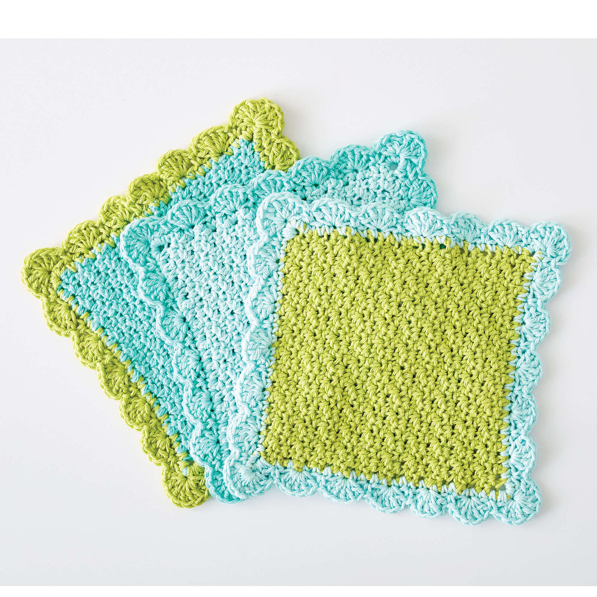 Crochet Dishcloth made in Lily The Original Yarn