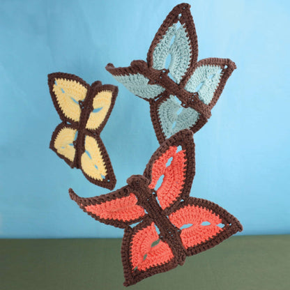 Lily Sugar'n Cream Summer Butterfly Dishcloth Single Size
