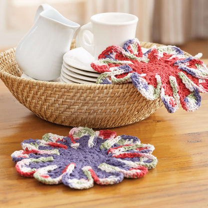 Lily Sugar'n Cream Chrysanthemum Dishcloth Single Size