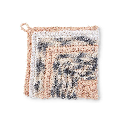 Lily Sugar'n Cream Scrubbing Miter Crochet Dishcloth Single Size