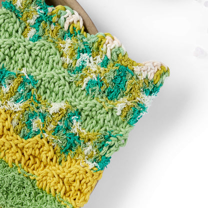 Lily Sugar'n Cream Rippling Wave Crochet Dishcloth Single Size