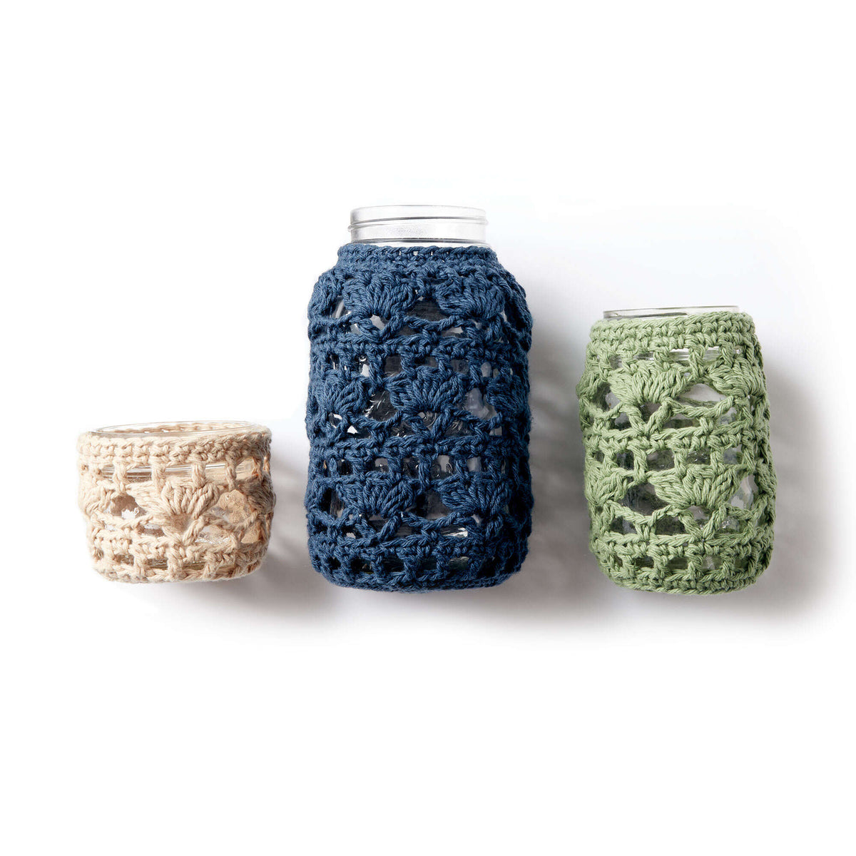 Crochet Cozy made in Lily The Original Yarn
