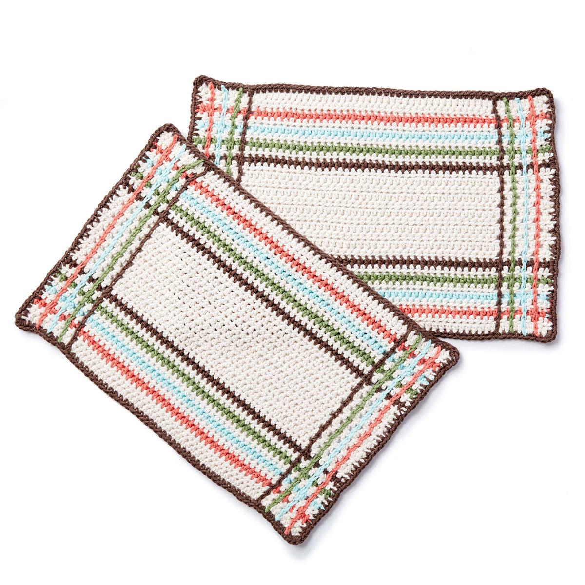 Crochet Placemat made in Lily The Original Yarn