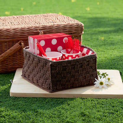 Lily Sugar'n Cream Crochet Pic-A-Nic Basket Single Size