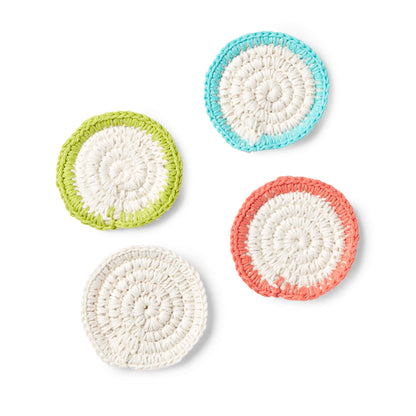 Lily Sugar'n Cream Mock-Rame Crochet Coasters Set, Lily Sugar'n Cream Mock-ramé Crochet Coasters (Set of 4) Single Size