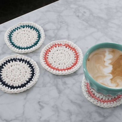 Lily Sugar'n Cream How To Crochet Coasters For Beginners Version 1
