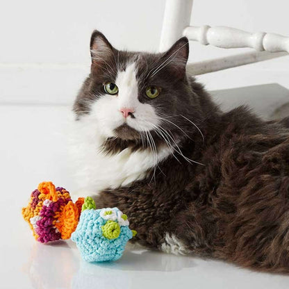 Lily Sugar'n Cream Puffy & Stuffy Cat Toys Puffy